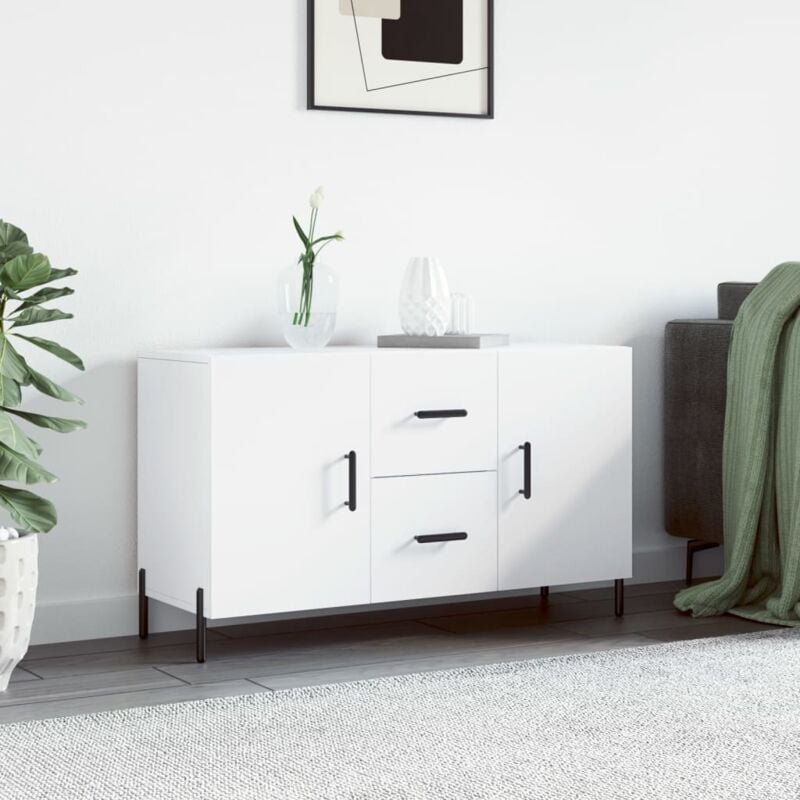 foto del prodotto credenza bianca 100x36x60 cm in legno multistrato vidaxl