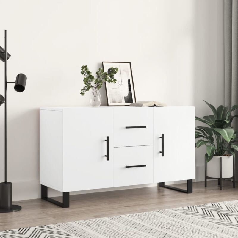 foto del prodotto credenza bianca 100x36x60 cm in legno multistrato vidaxl