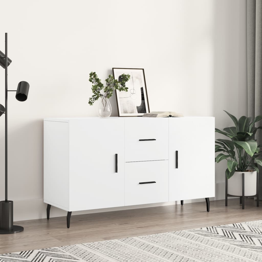 foto del prodotto credenza bianca 100x36x60 cm in legno multistratocod mxl 127541