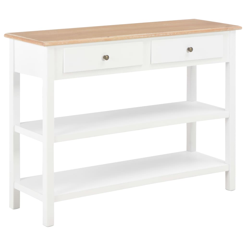 foto del prodotto credenza bianca 110x35x80 cm in mdf cod mxl 25114