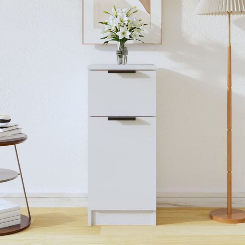 foto del prodotto credenza bianca 30x30x70 cm in legno multistrato vidaxl