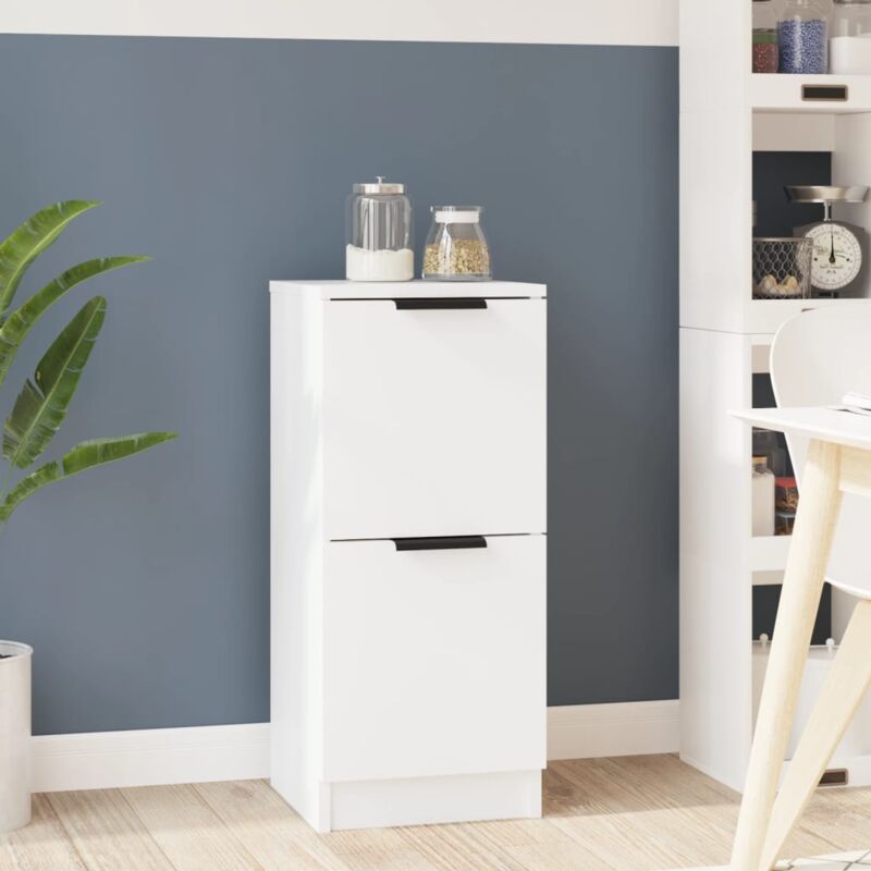 foto del prodotto credenza bianca 30x30x70 cm in legno multistrato vidaxl