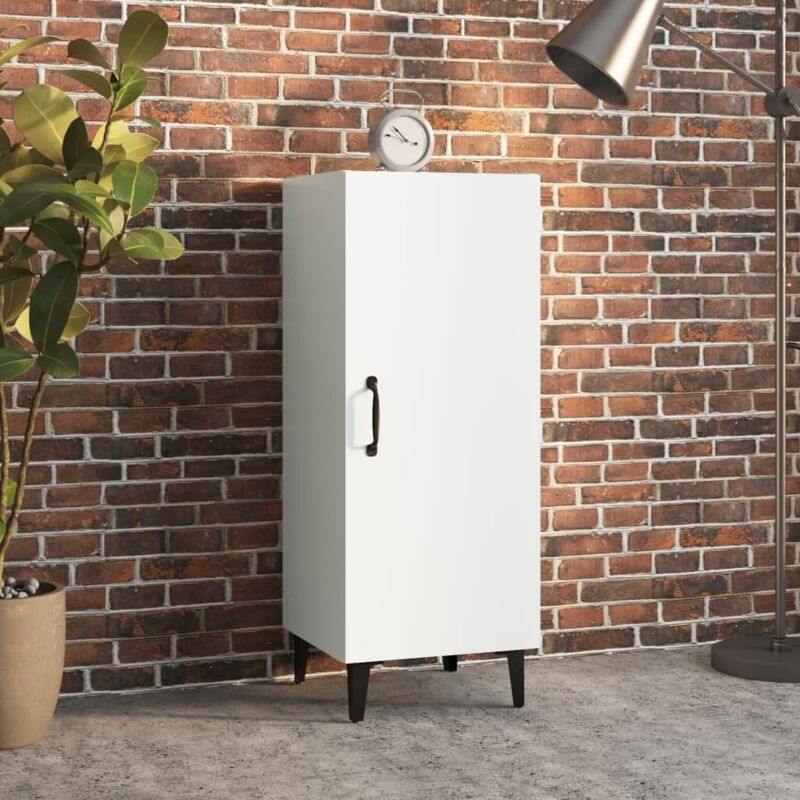 foto del prodotto credenza bianca 34,5x34x90 cm in legno multistrato vidaxl