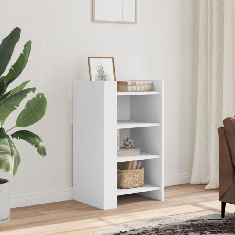 foto del prodotto credenza bianca 45x35x75 cm in legno multistrato vidaxl