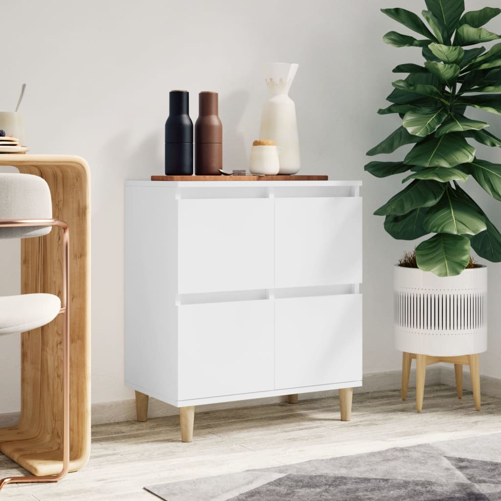foto del prodotto credenza bianca 60x35x70 cm in legno multistratocod mxl 126261