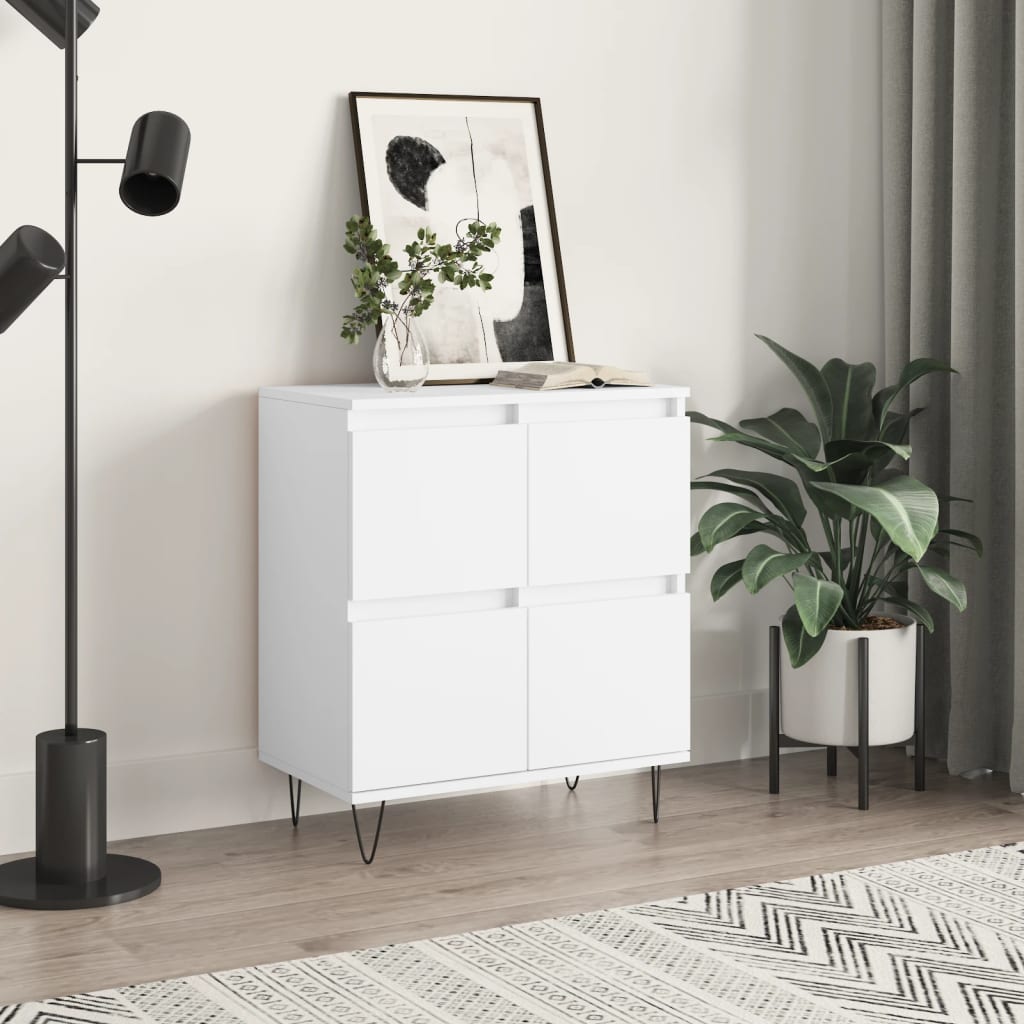 foto del prodotto credenza bianca 60x35x70 cm in legno multistratocod mxl 127451