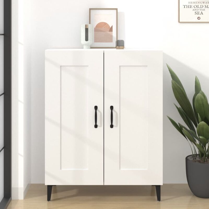 foto del prodotto credenza bianca 69,5x34x90 cm in legno multistrato vidaxl
