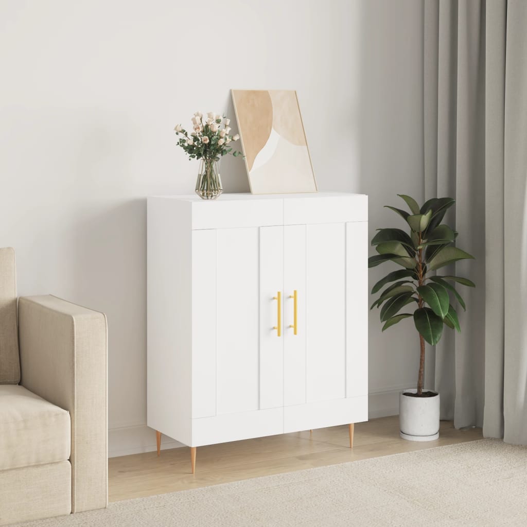 foto del prodotto credenza bianca 69,5x34x90 cm in legno multistratocod mxl 79057