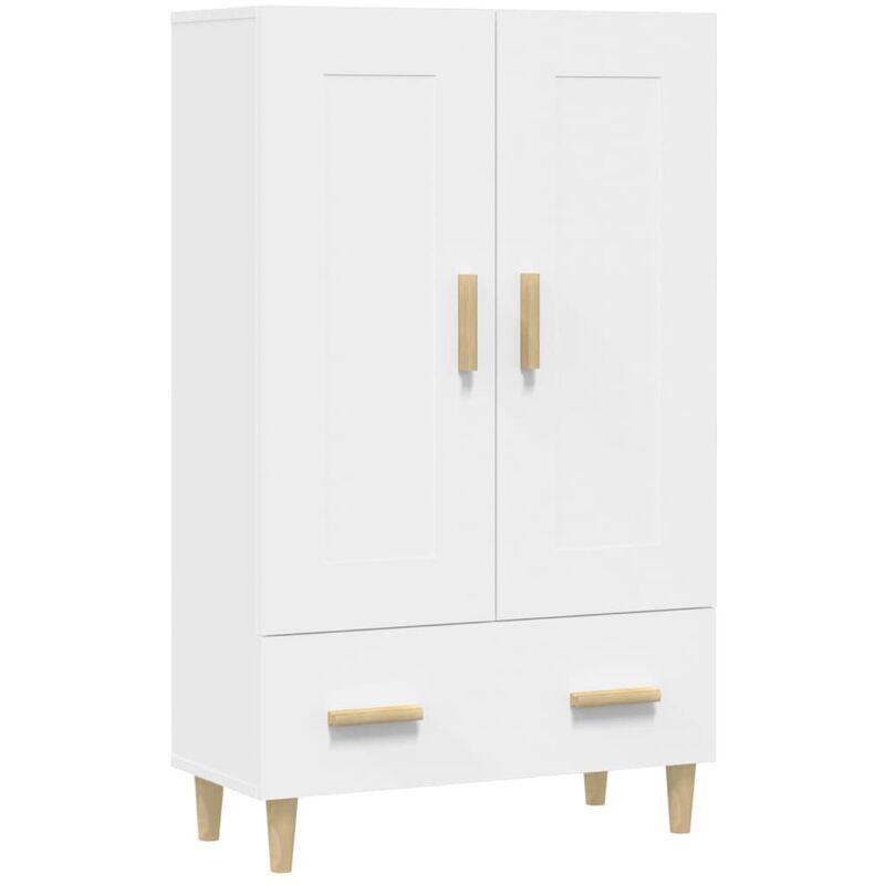 foto del prodotto credenza bianca 70x31x115 cm in legno ingegnerizzato vidaxl