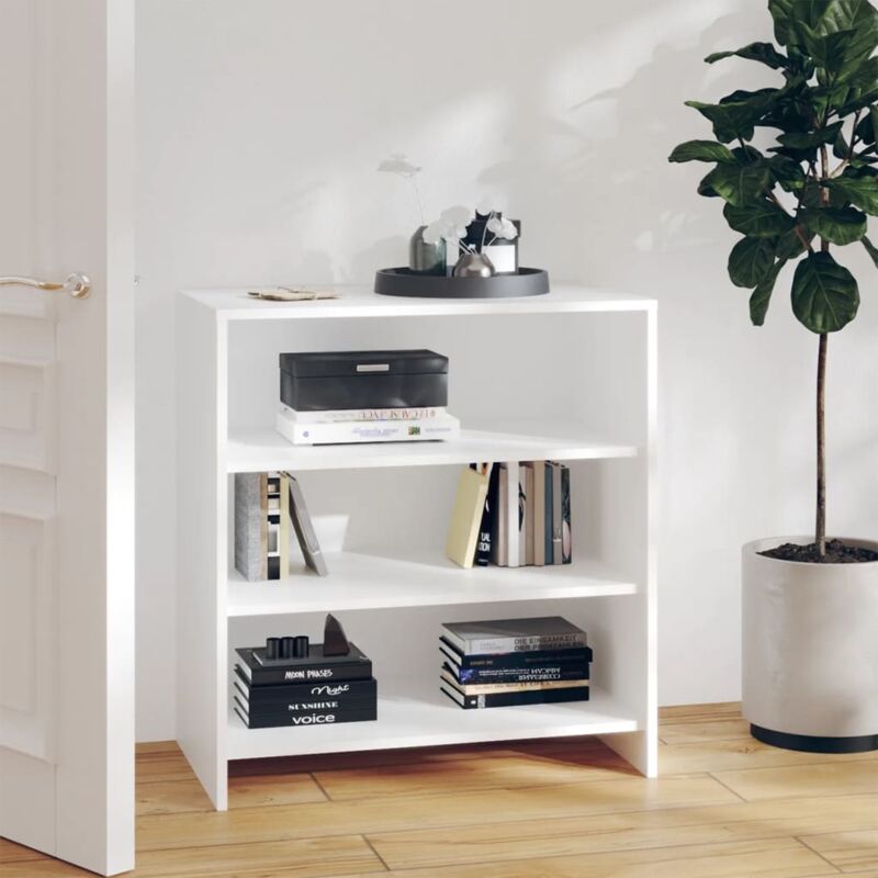 foto del prodotto credenza bianca 70x40,5x75 cm in truciolato cod mxl 8010