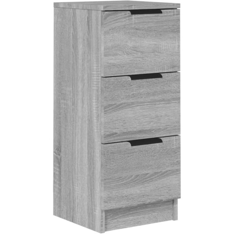 foto del prodotto credenza buffet cassettiera mobile contenitore organizer cucina soggiorno salonsonoma 30 x 30 x 70 cm mdf grigio
