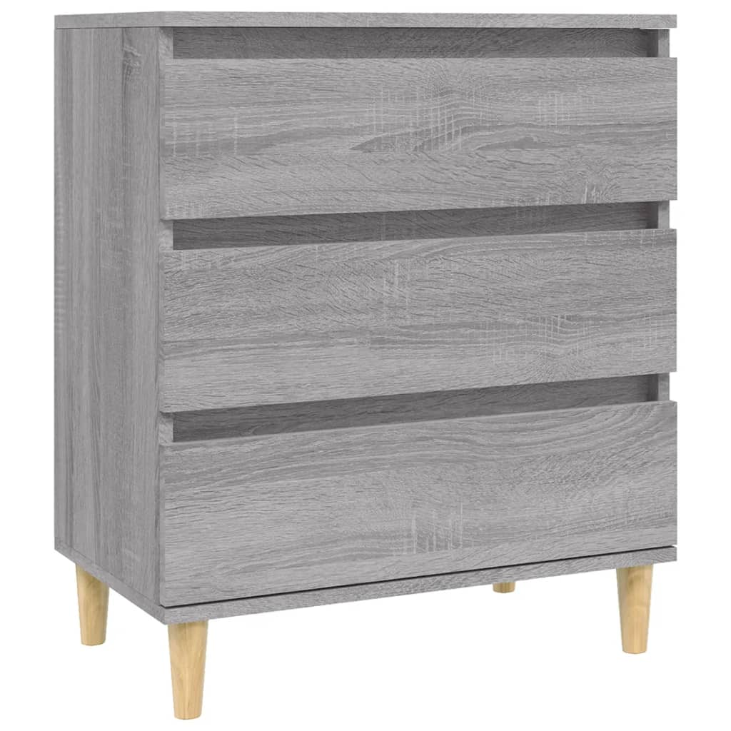 foto del prodotto credenza buffet cassettiera mobile contenitore organizer cucina soggiorno salonsonoma 60 x 35 x 70 cm pannelli compositi grigio 02 0036406
