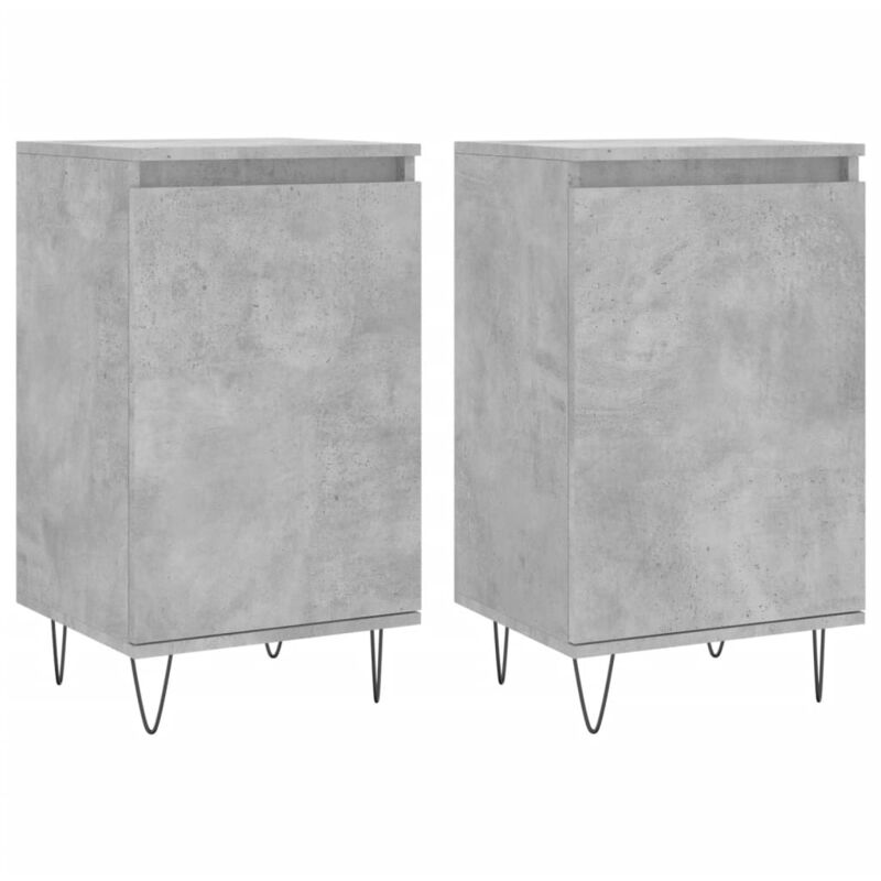 foto del prodotto credenza buffet cassettiera mobile contenitore organizer cucina soggiorno soggiorni set da 2 40 x 35 x 70 cm pannelli di mdf nero
