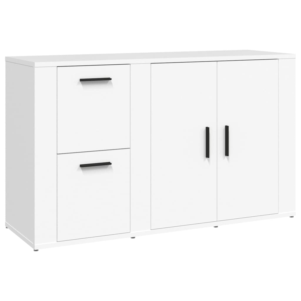 foto del prodotto credenza buffet cassettiera mobile contenitore organizer cucina soggiorno soggiorno 100 x 33 x 59,5 cm derivati del legno bianco 02 0030152