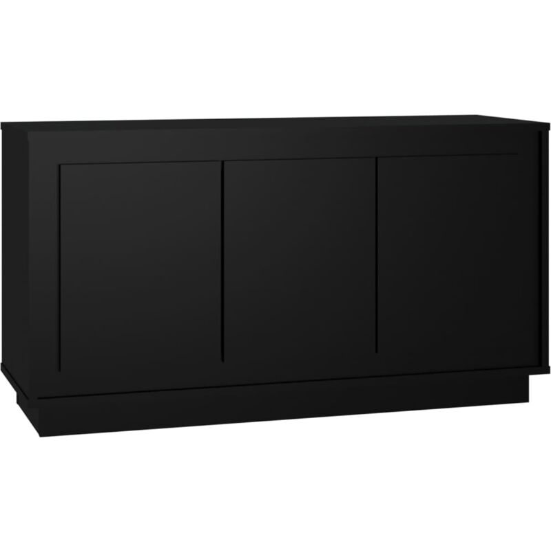 foto del prodotto credenza buffet cassettiera mobile contenitore organizer cucina soggiorno soggiorno 102 x 35 x 55 cm derivati del legno nero 020035817