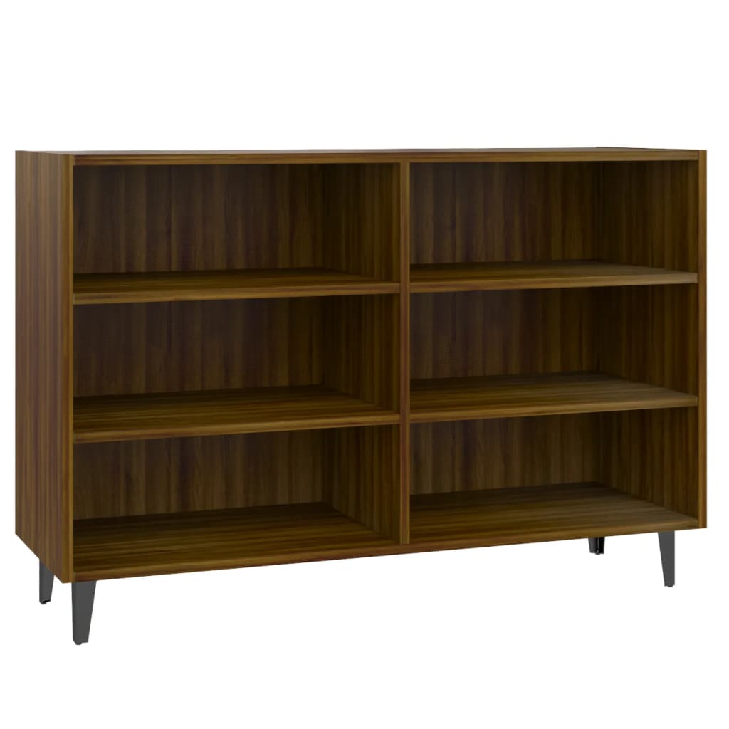 foto del prodotto credenza buffet cassettiera mobile contenitore organizer cucina soggiorno soggiorno 103,5 x 35 x 70 cm derivati del legno marrone 02 0031167