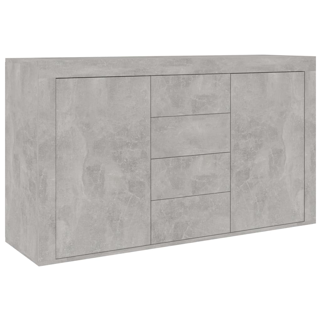foto del prodotto credenza buffet cassettiera mobile contenitore organizer cucina soggiorno soggiorno 120 x 36 x 69 cm derivati del legno grigio 02 0031854