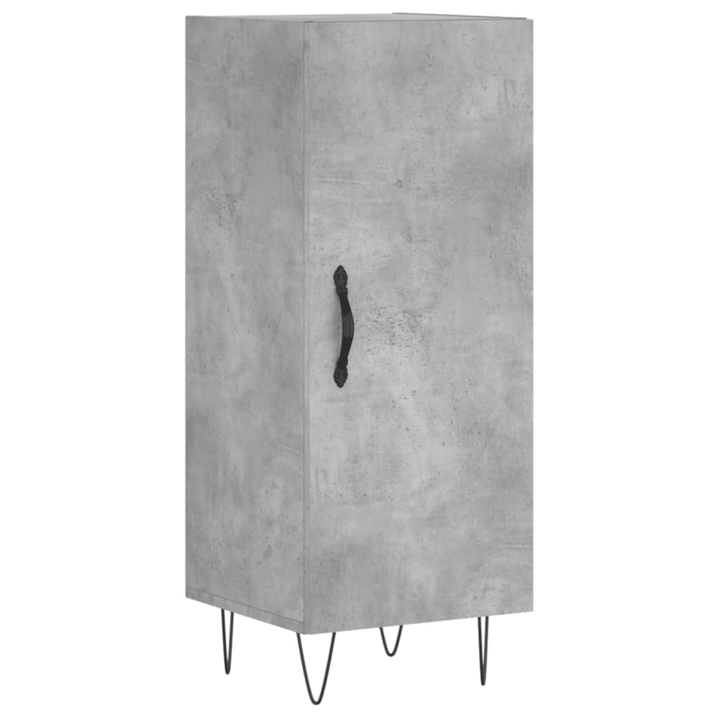 foto del prodotto credenza buffet cassettiera mobile contenitore organizer cucina soggiorno soggiorno 34,5 x 34 x 90 cm derivati del legno grigio 02 0031874