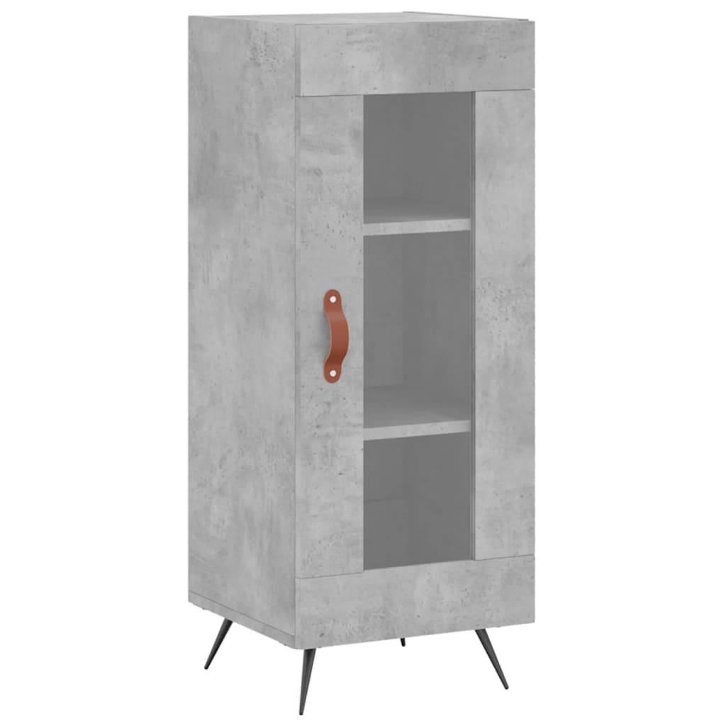 foto del prodotto credenza buffet cassettiera mobile contenitore organizer cucina soggiorno soggiorno 34,5 x 34 x 90 cm derivati del legno grigio 02 0031876