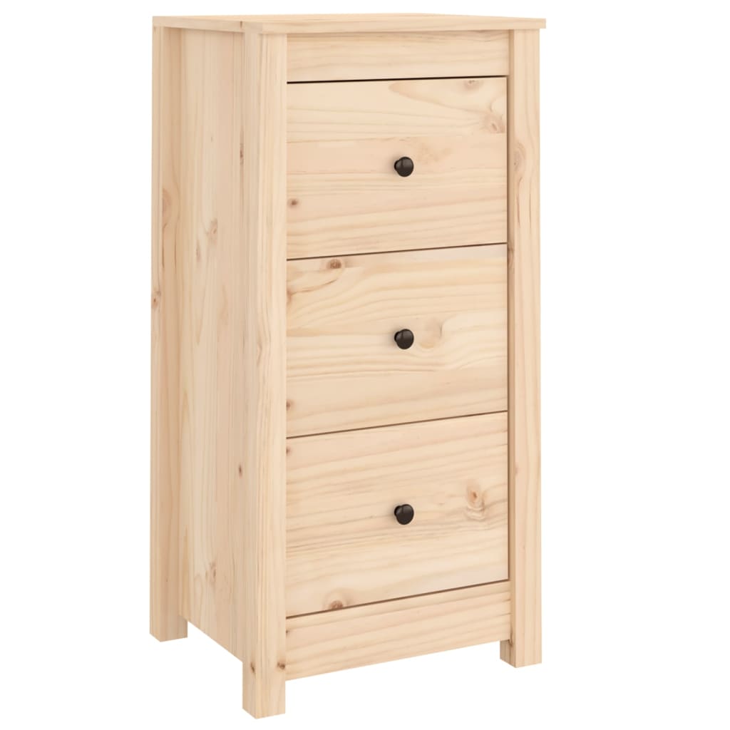 foto del prodotto credenza buffet cassettiera mobile contenitore organizer cucina soggiorno soggiorno 40 x 35 x 80 cm legno di pino massiccio marrone 02 0029579
