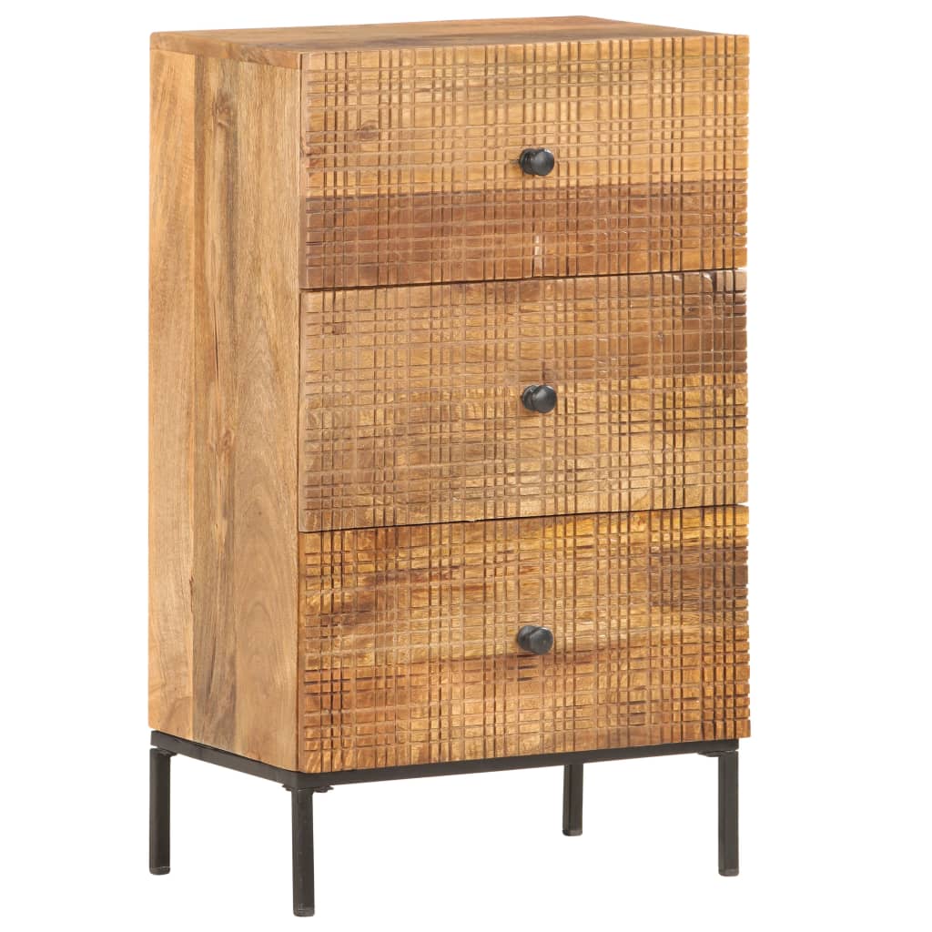foto del prodotto credenza buffet cassettiera mobile contenitore organizer cucina soggiorno soggiorno 45 x 30 x 75 cm legno massello di mango marrone 02 0029581