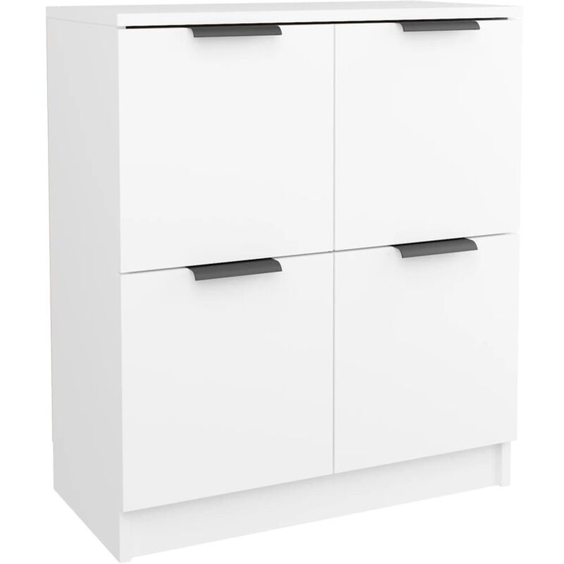 foto del prodotto credenza buffet cassettiera mobile contenitore organizer cucina soggiorno soggiorno 60 x 30 x 70 cm derivati del legno bianco 020030329