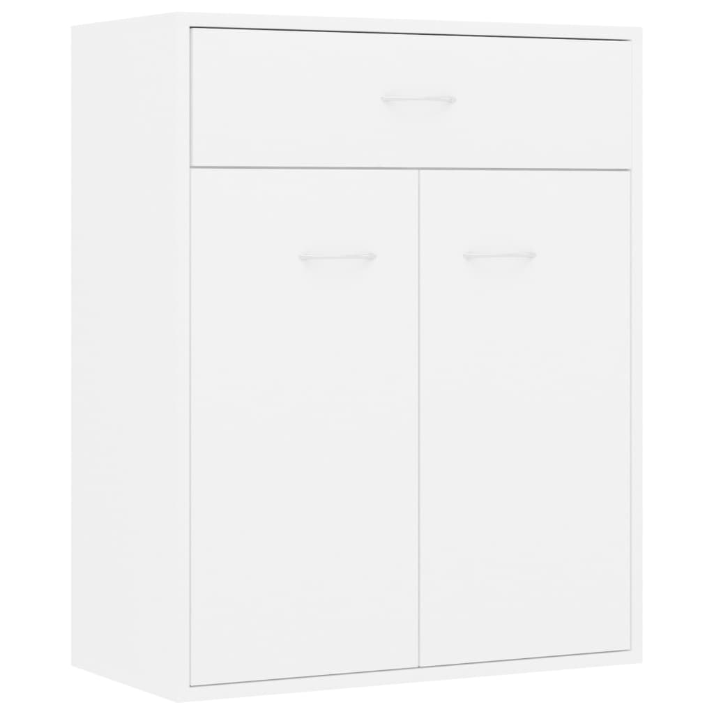 foto del prodotto credenza buffet cassettiera mobile contenitore organizer cucina soggiorno soggiorno 60 x 30 x 75 cm derivati del legno bianco 02 0030336