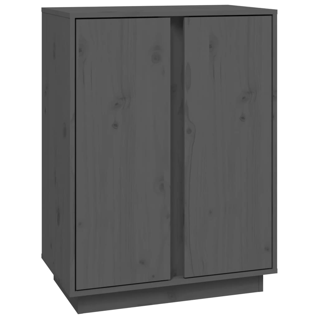foto del prodotto credenza buffet cassettiera mobile contenitore organizer cucina soggiorno soggiorno 60 x 35 x 80 cm legno massello di pino grigio 02 0031797