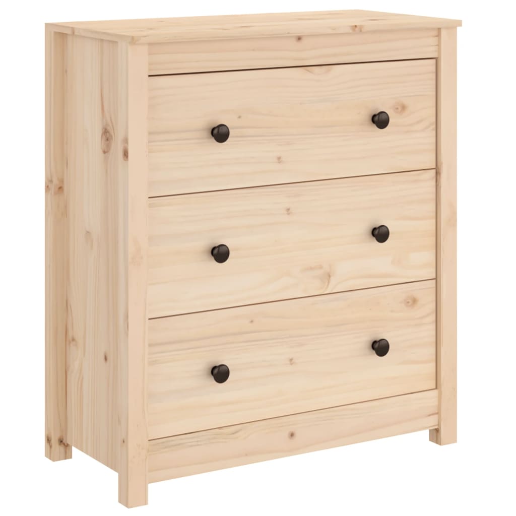 foto del prodotto credenza buffet cassettiera mobile contenitore organizer cucina soggiorno soggiorno 70 x 35 x 80 cm legno di pino massiccio marrone 02 0029646