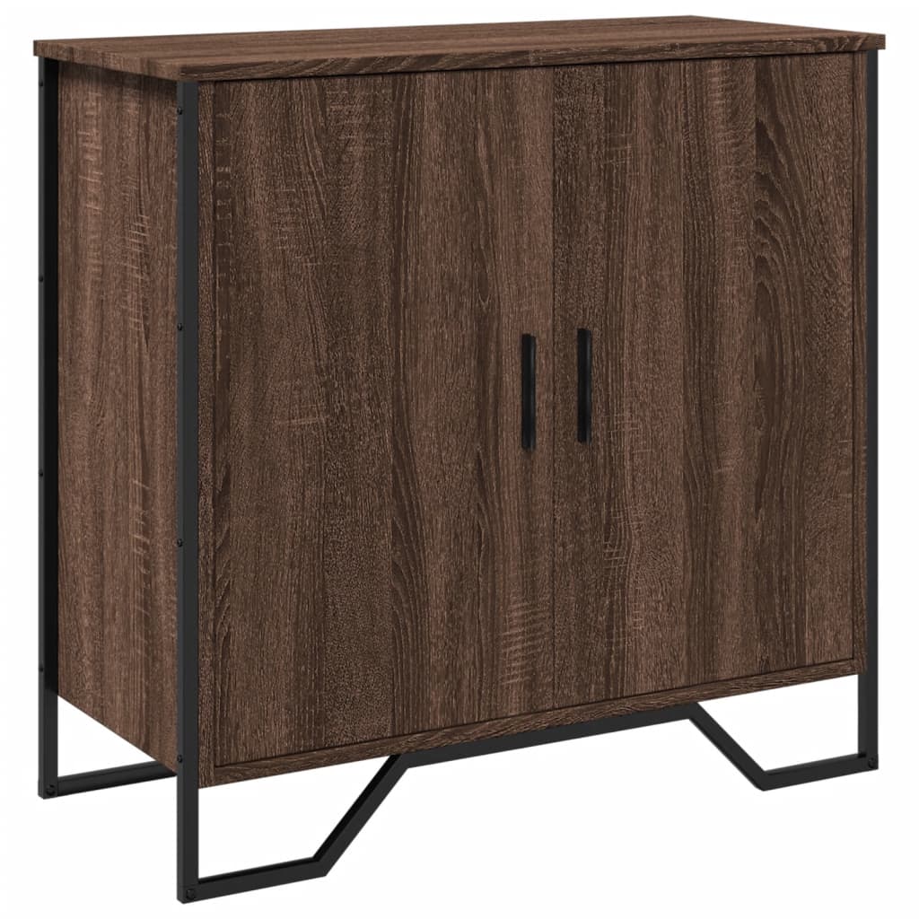 foto del prodotto credenza buffet cassettiera mobile contenitore organizer cucina soggiorno soggiorno 78 x 35,5 x 74,5 cm derivati del legno marrone 02_0031416