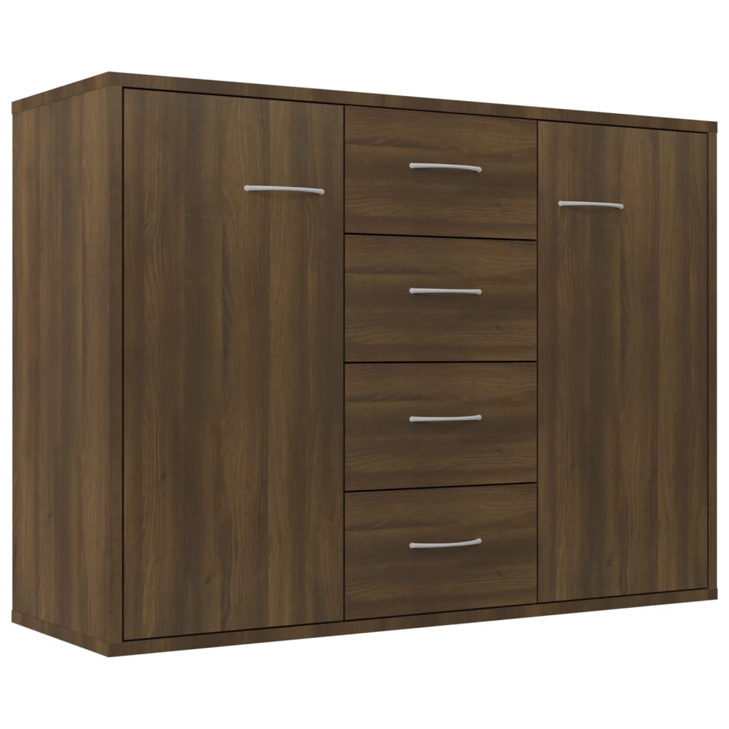 foto del prodotto credenza buffet cassettiera mobile contenitore organizer cucina soggiorno soggiorno 88 x 30 x 65 cm derivati del legno marrone 02 0031435