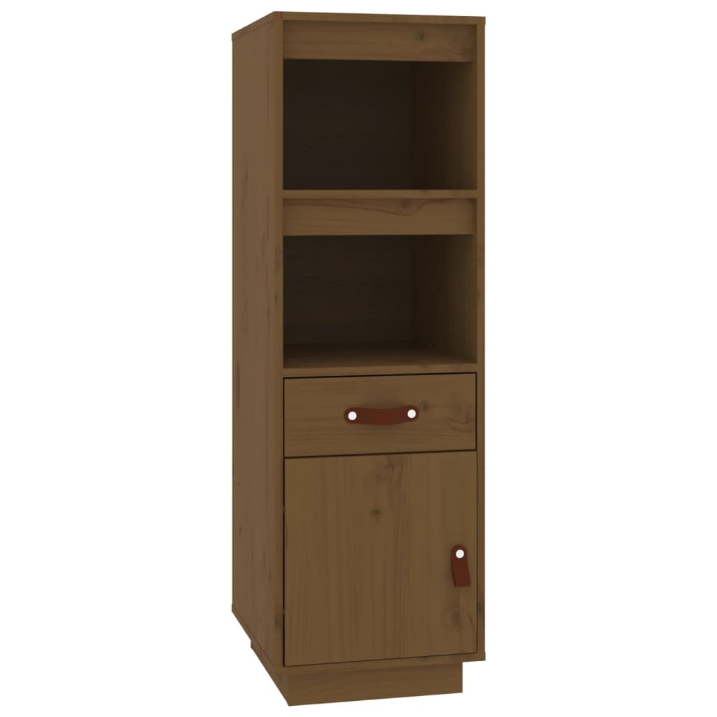 foto del prodotto credenza buffet cassettiera mobile contenitore organizer cucina soggiorno soggiorno alto 34 x 40 x 108,5 cm legno di pino massiccio marrone 02 0034752