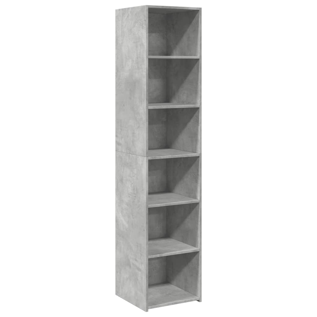foto del prodotto credenza buffet cassettiera mobile contenitore organizer cucina soggiorno soggiorno alto 40 x 41 x 185 cm derivati del legno grigio 02 0034437