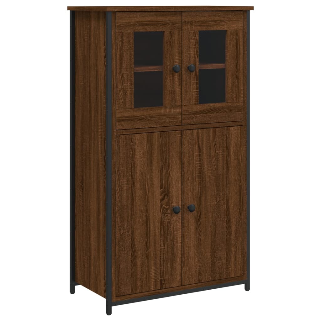 foto del prodotto credenza buffet cassettiera mobile contenitore organizer cucina soggiorno soggiorno alto 62 x 32 x 106,5 cm derivati del legno marrone 02 0033739