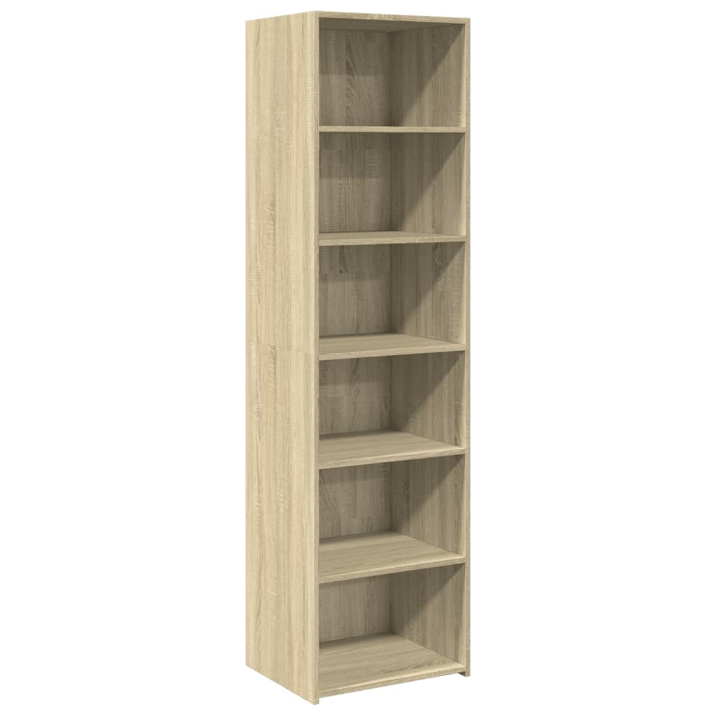 foto del prodotto credenza buffet cassettiera mobile contenitore organizer cucina soggiorno soggiorno alto sonoma 50 x 41 x 185 cm derivati del legno marrone 02 0034069