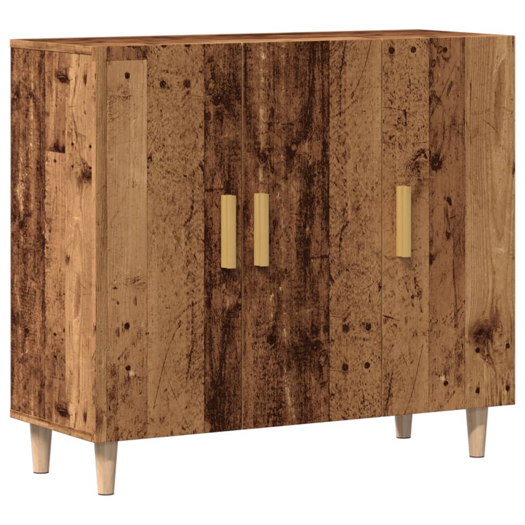 foto del prodotto credenza buffet cassettiera mobile contenitore organizer cucina soggiorno soggiorno legno vecchio 90 x 34 x 80 cm derivati del legno marrone 02 0036614