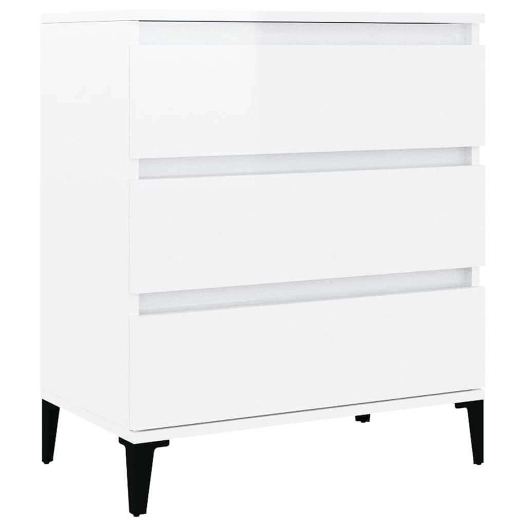 foto del prodotto credenza buffet cassettiera mobile contenitore organizer cucina soggiorno soggiorno lucido 60 x 35 x 70 cm derivati del legno bianco 02 0030664