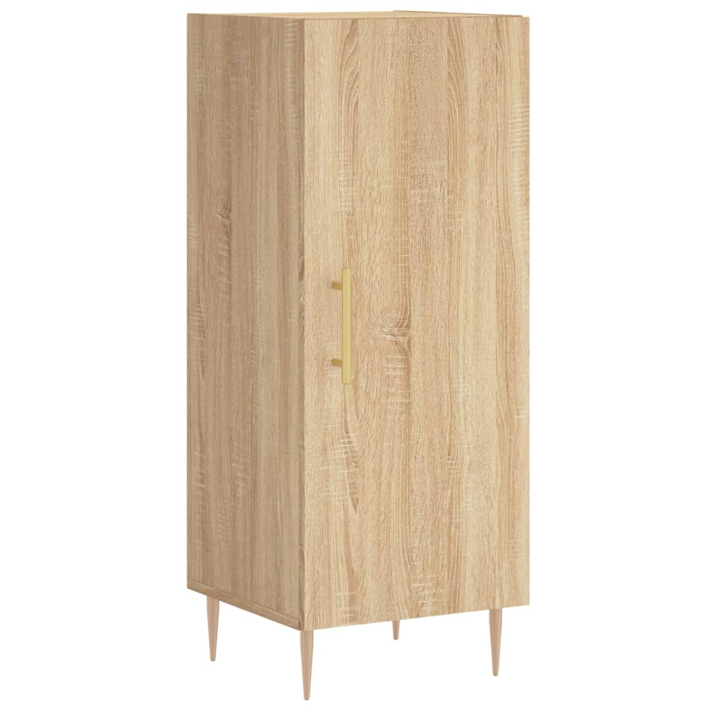 foto del prodotto credenza buffet cassettiera mobile contenitore organizer cucina soggiorno soggiorno sonoma 34,5 x 34 x 90 cm derivati del legno marrone 02 0031555