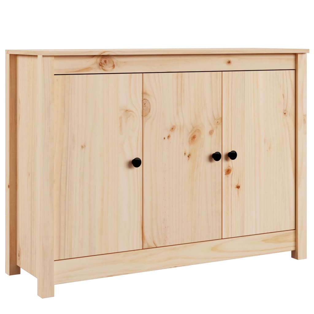 foto del prodotto credenza cassettiera cassettiera mobile contenitore organizer cucina soggiorno soggiorno 100 x 35 x 74 cm legno di pino massiccio marrone 02 0029496