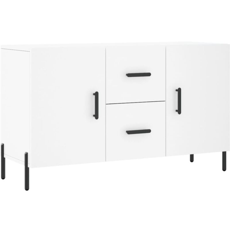 foto del prodotto credenza cassettiera cassettiera mobile contenitore organizer cucina soggiorno soggiorno 100 x 36 x 60 cm derivati del legno bianco 020030161