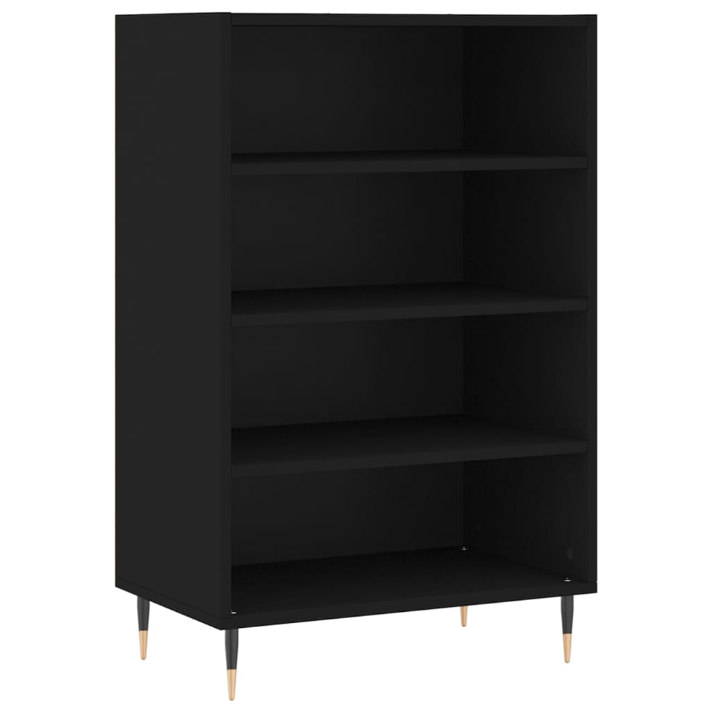 foto del prodotto credenza cassettiera cassettiera mobile contenitore organizer cucina soggiorno soggiorno alto 57 x 35 x 90 cm derivati del legno nero 02_0034939