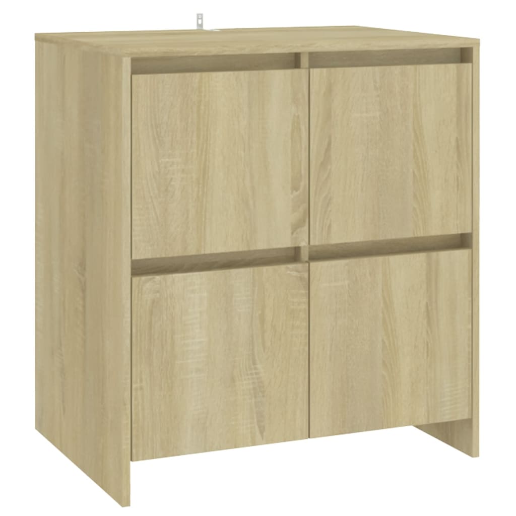foto del prodotto credenza cassettiera cassettiera mobile contenitore organizer cucina soggiorno soggiorno sonoma 70 x 41 x 75 cm derivati del legno marrone 02 0031703