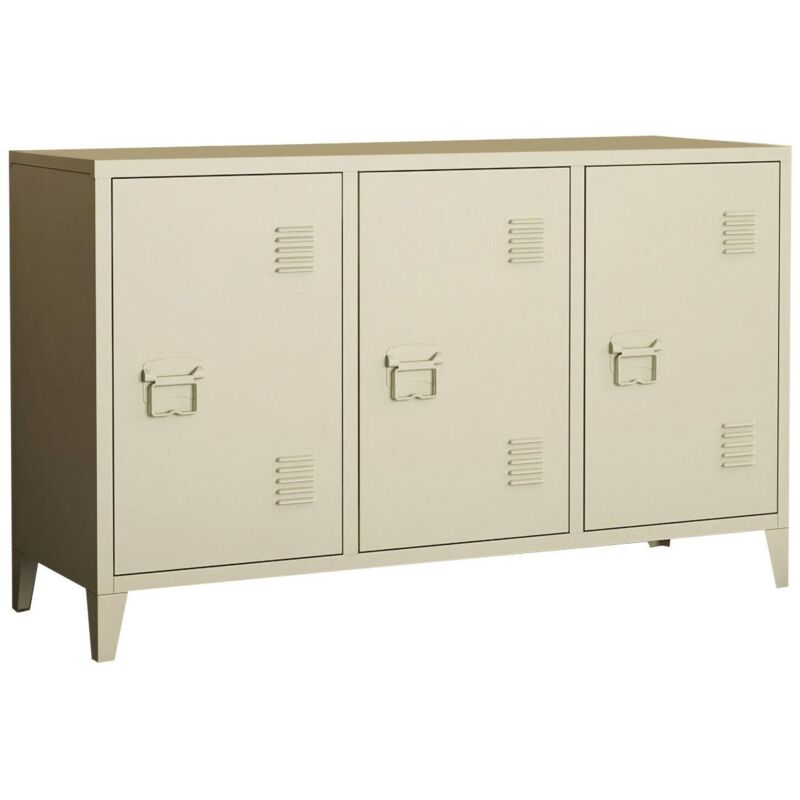 foto del prodotto credenza cocullo, buffet da soggiorno, madia da salotto, dispensa da cucina, 120x40 h73 cm, panna dmora