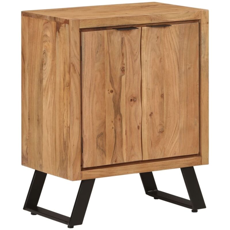foto del prodotto credenza con 2 ante 55x36x72 cm in legno massello di acacia vidaxl