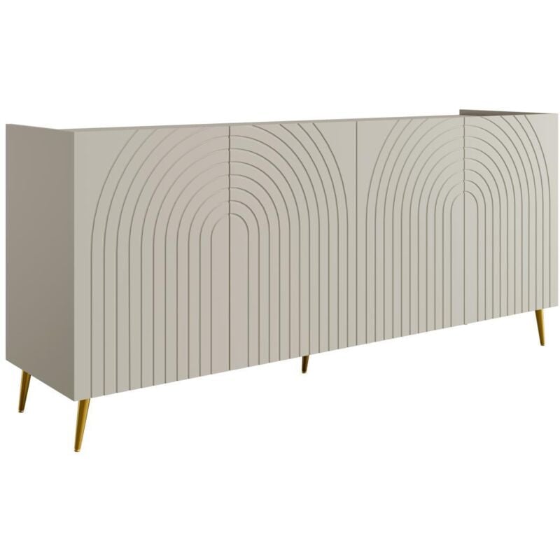 foto del prodotto credenza con 4 ante beige norsim di pascal morabito