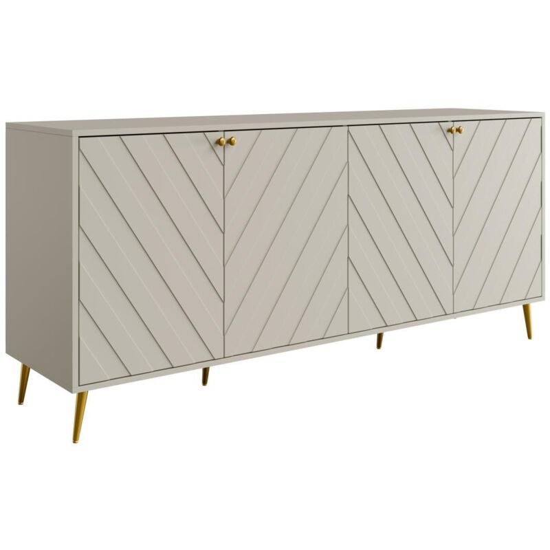 foto del prodotto credenza con 4 ante beige teoda di pascal morabito