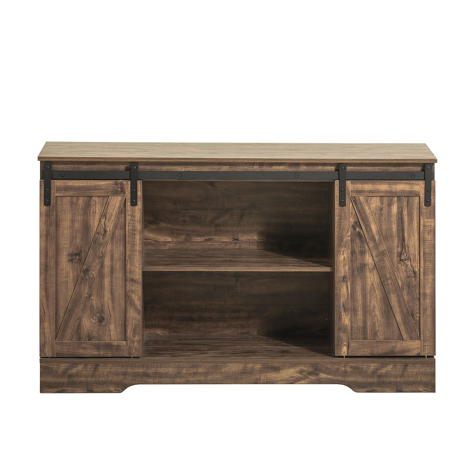 foto del prodotto credenza con ante scorrevoli, mobile da ingresso, scarpiera, armadietto multifunzionale marrone fsb60 n sobuy