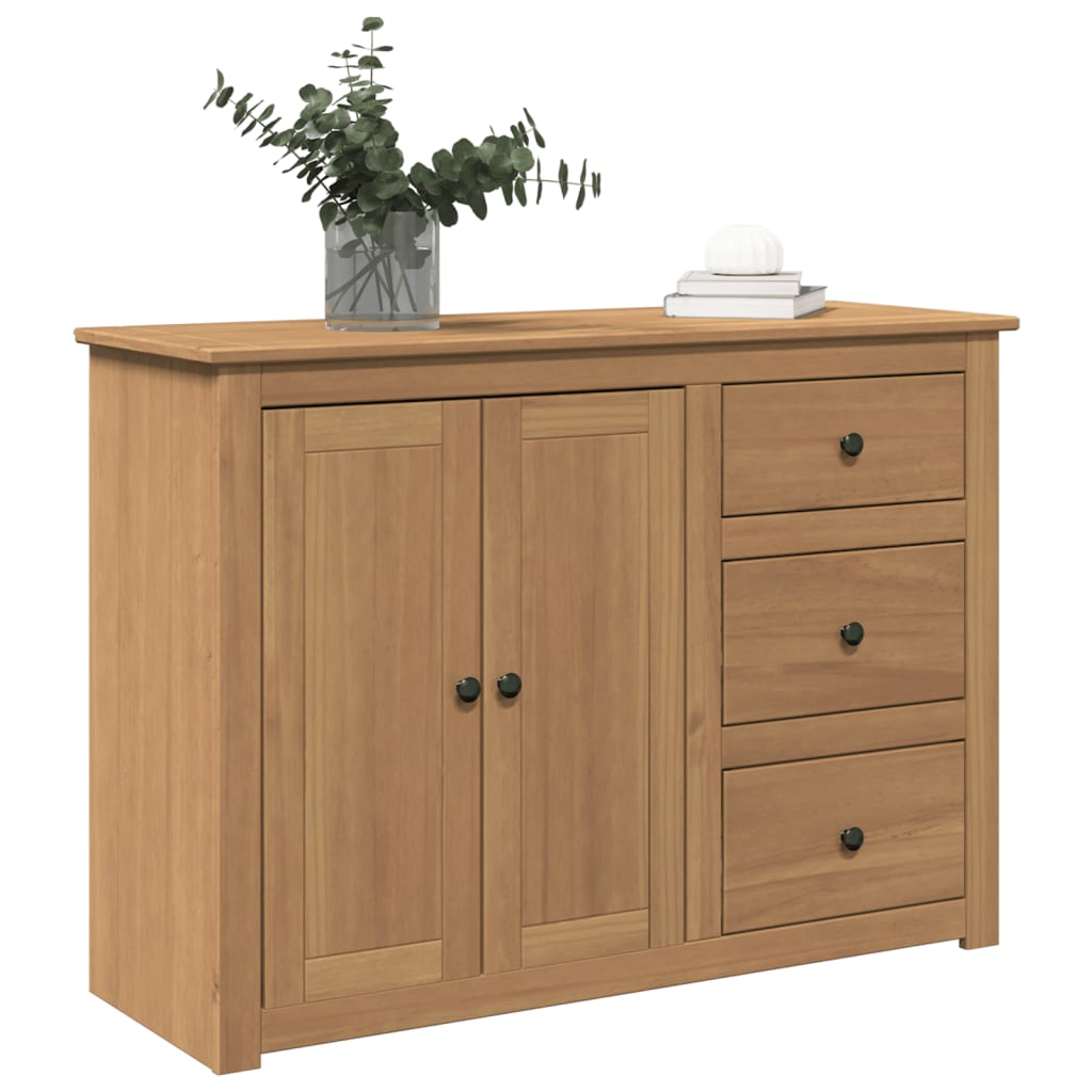 foto del prodotto credenza con cassetti panama 112x40x80cm legno massello di pino