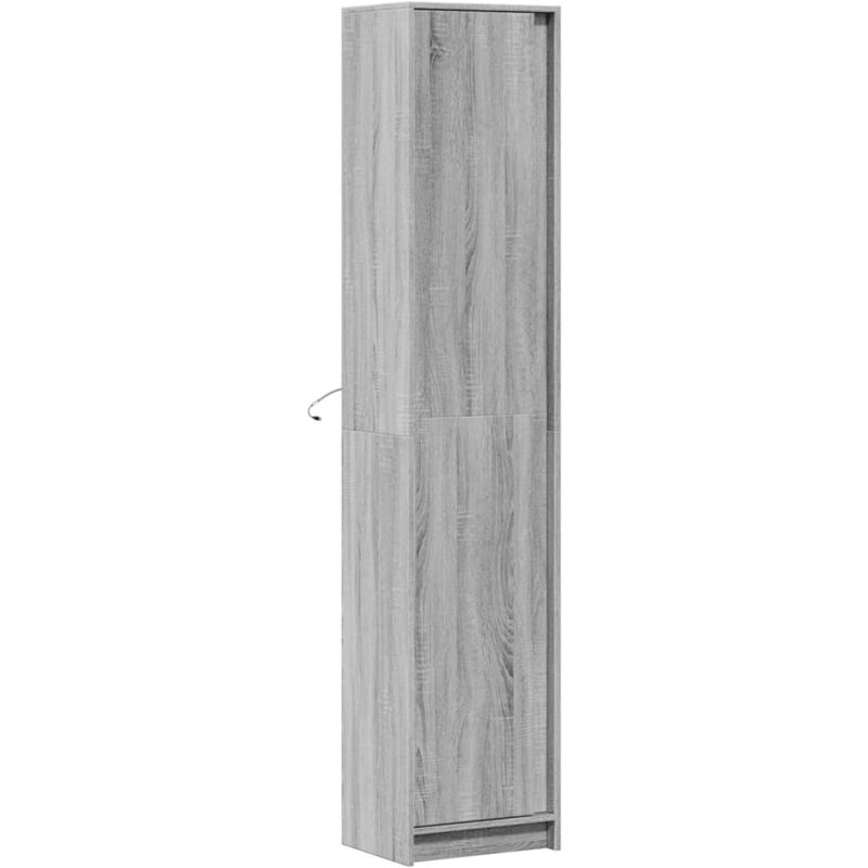 foto del prodotto credenza con led grigio sonoma 41,5x32,5x200 cm in truciolato vidaxl