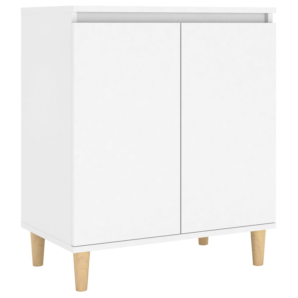 foto del prodotto credenza credenza cassettiera mobile contenitore organizer cucina soggiorno soggiorno con gambe in legno massello multistrato bianco 02 0030091